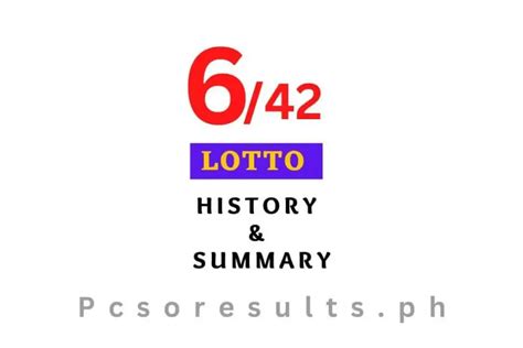 6/42 lotto result history 2024|Lotto Results .